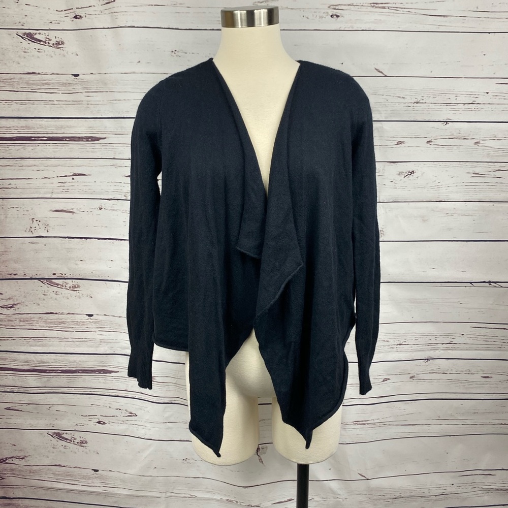 Michael Kors Black Asymmetrical Cardigan